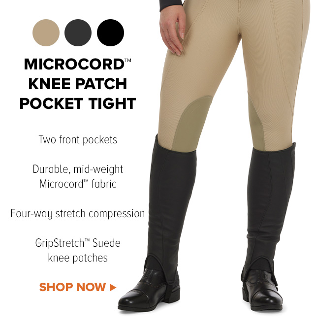 Microcord Knee Patch Pocket Tight